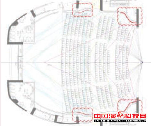 設計閩南大戲院觀眾廳的聲學效果圖